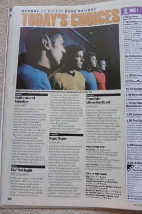 Radio Times Magazine August 1996 Star Trek anniversary